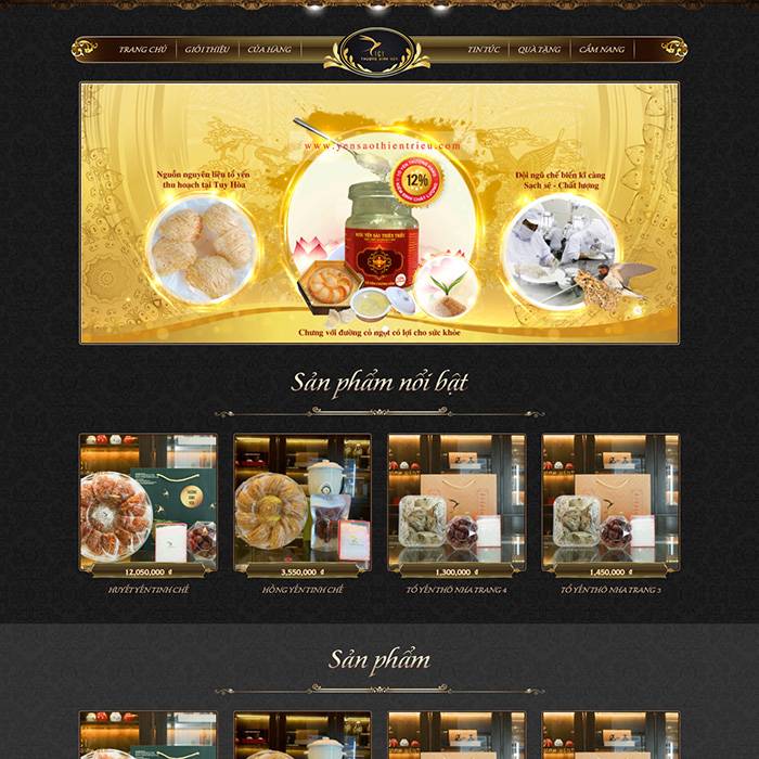 Thiết Kế Website Yến Sào Chuyên Nghiệp Giá Rẻ - Tăng Doanh Thu 200%