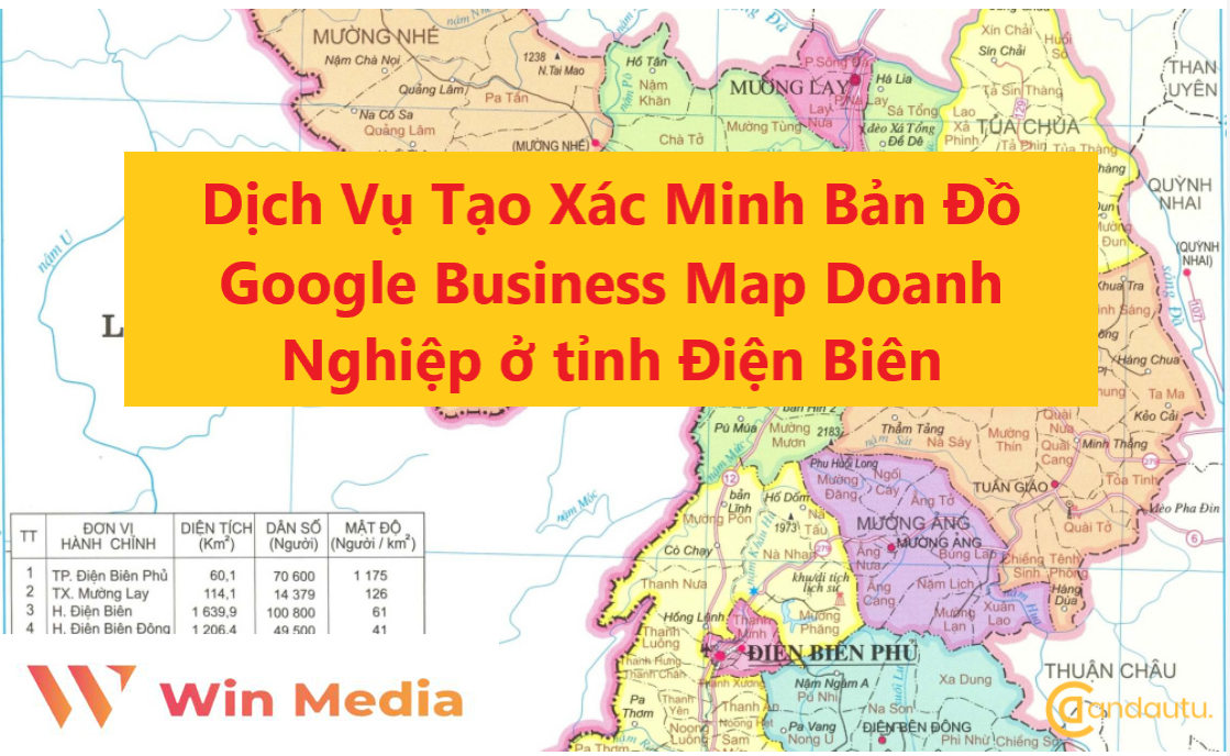 Dịch Vụ Tạo Xác Minh Bản Đồ Google Business Map Doanh Nghiệp ở tỉnh Điện Biên