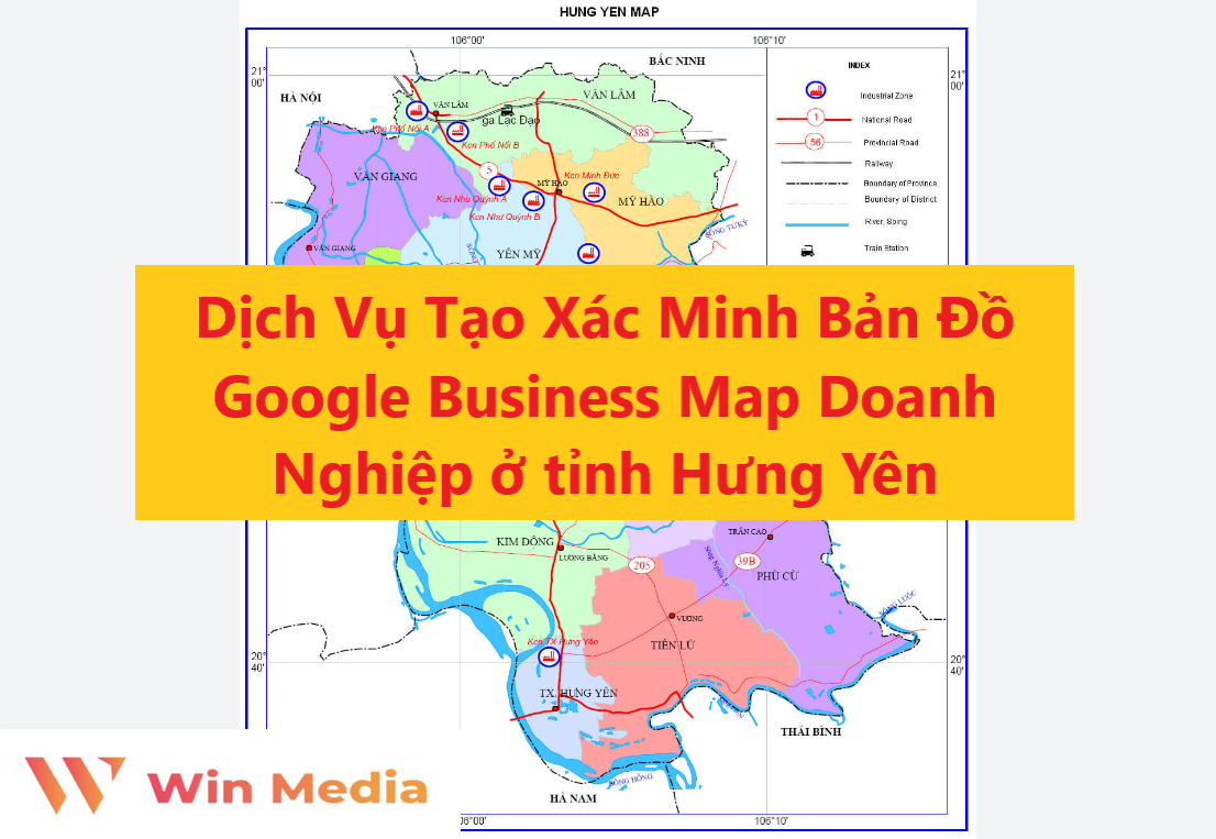 Dịch Vụ Tạo Xác Minh Bản Đồ Google Business Map Doanh Nghiệp ở tỉnh Hưng Yên