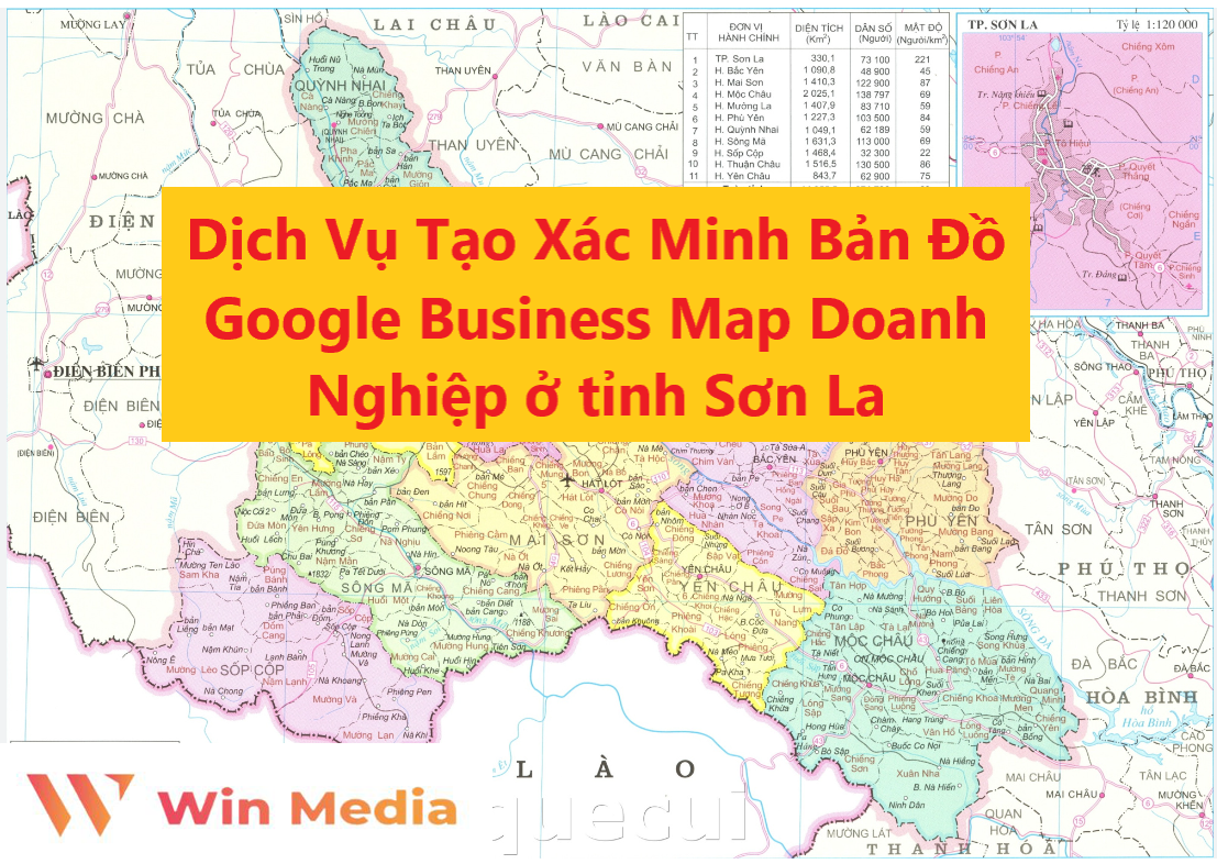 Dịch Vụ Tạo Xác Minh Bản Đồ Google Business Map Doanh Nghiệp ở tỉnh Sơn La