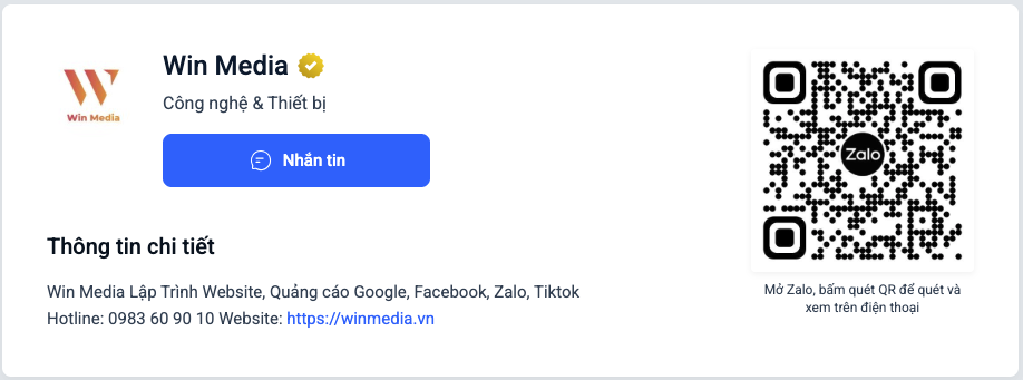 Win Media Zalo Official