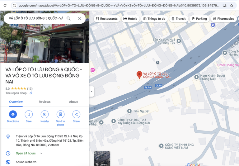 tạo google map ảo mọi lĩnh vực