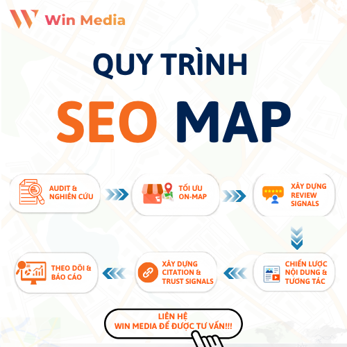 Quy trình SEO Map tại win media Quy trình SEO Map tại win media