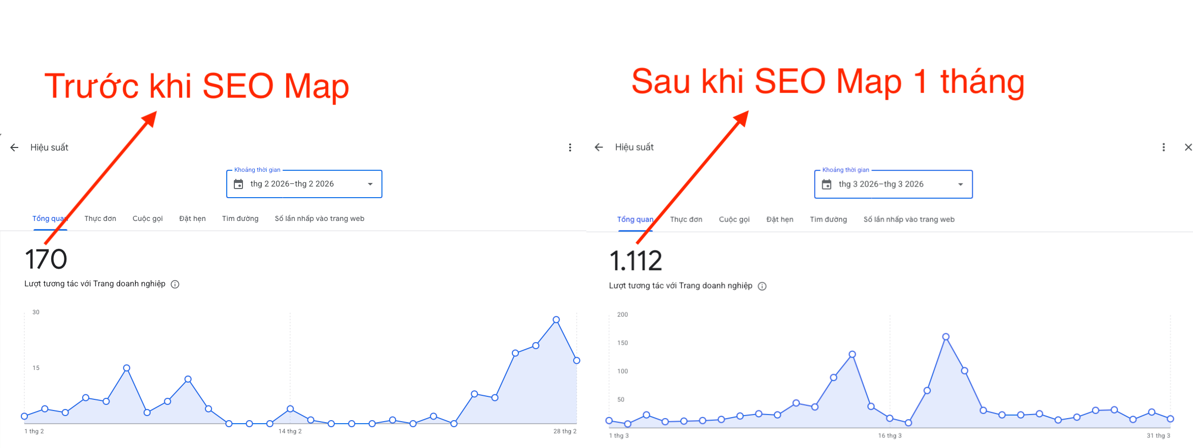trước và sau khi seo Google Maps Business Profile trước và sau khi seo Google Maps Business Profile
