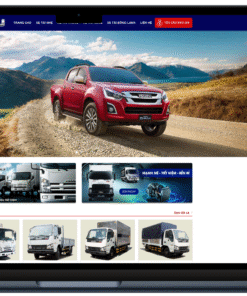 Thiết kế website mẫu web đại lý bán xe hơi ISUZU 2025