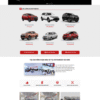Thiết kế website mẫu web đại lý bán xe hơi MITSUBISHI