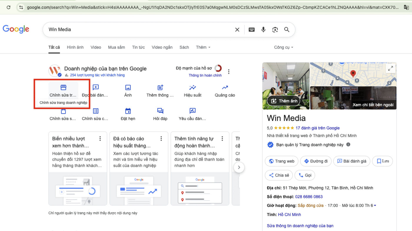 Cập nhật lại địa điểm cho google business sau khi Việt Nam sáp nhập tỉnh