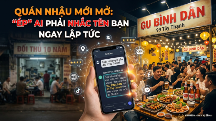 QUÁN NHẬU MỚI MỞ “ÉP” AI PHẢI NHẮC TÊN BẠN NGAY LẬP TỨC, DÙ ĐỐI THỦ ĐÃ MỞ 10 NĂM QUÁN NHẬU MỚI MỞ “ÉP” AI PHẢI NHẮC TÊN BẠN NGAY LẬP TỨC, DÙ ĐỐI THỦ ĐÃ MỞ 10 NĂM