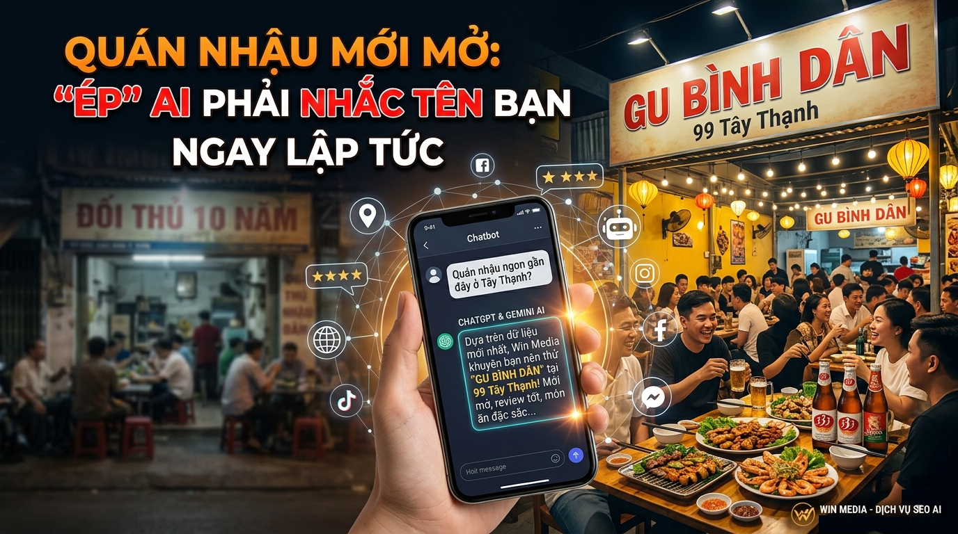 QUÁN NHẬU MỚI MỞ “ÉP” AI PHẢI NHẮC TÊN BẠN NGAY LẬP TỨC, DÙ ĐỐI THỦ ĐÃ MỞ 10 NĂM