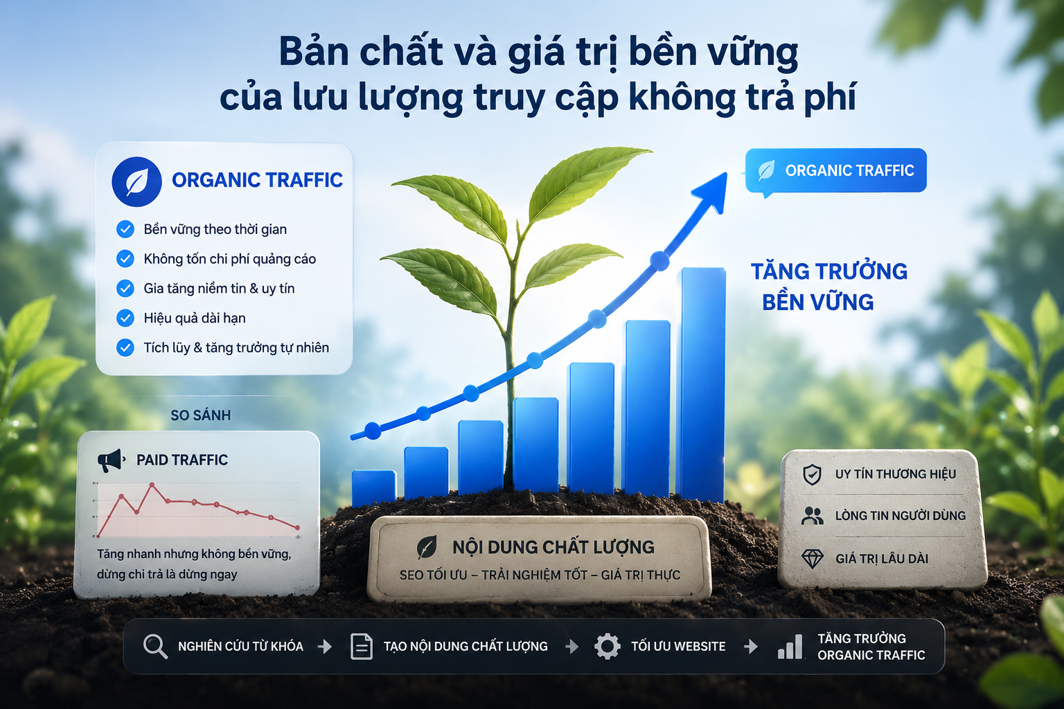 Bản chất và giá trị bền vững của lưu lượng truy cập không trả phí