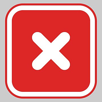 pngtree incorrect indicators x marks rejected disapproved negation inaccurate inauthentic denied vector png image 34228932