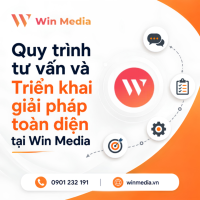 Quy trình tư vấn và Triển Khai giải pháp toàn diện tại Win Media