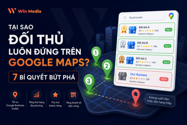 Tại Sao Đối Thủ Luôn Đứng Trên Google Maps: 7 Bí Quyết Bứt Phá