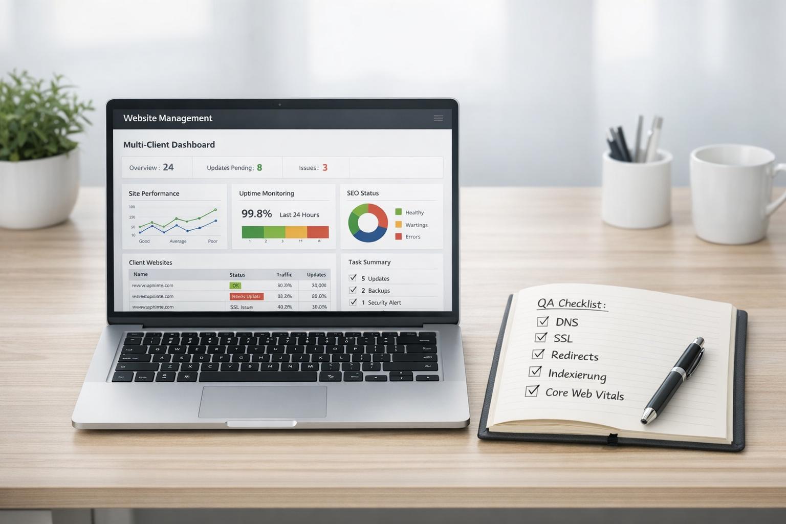 dịch vụ quản trị website